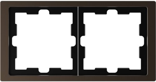 Рамка универсальная Schneider Electric Merten D-Life 2-м. металл мокко  картинка